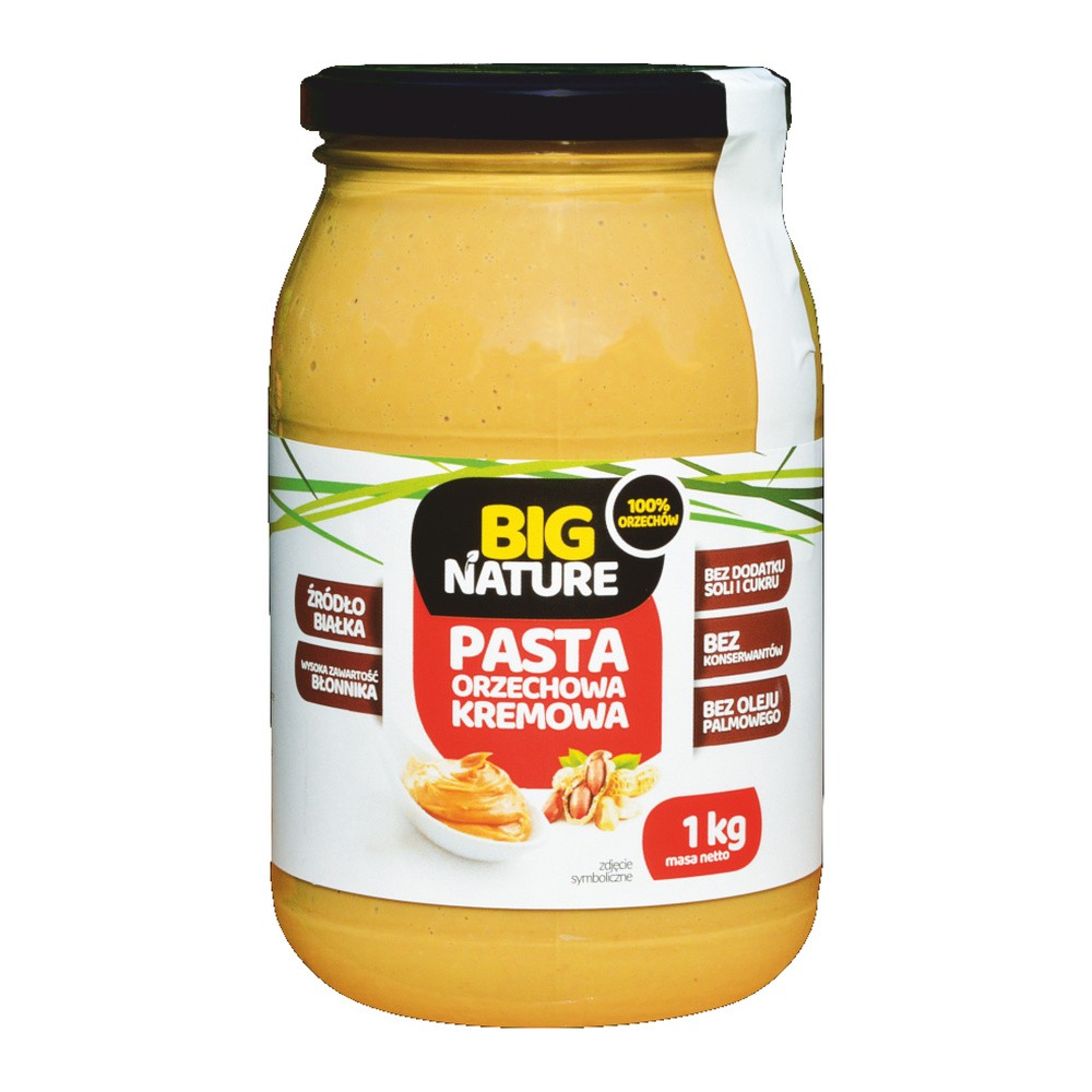 MIX Brands BIG Nature Pasta Orzechowa Crunchy 1kg Indie