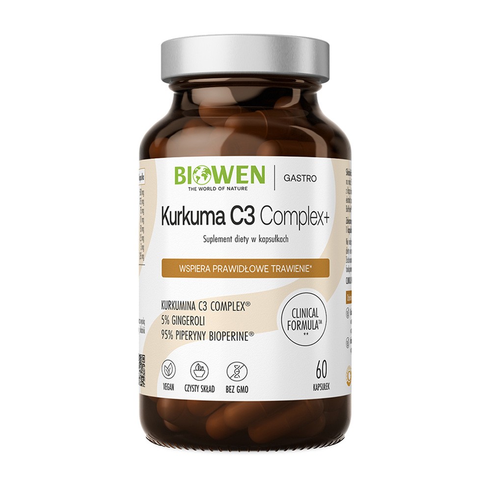 Biowen Kurkuma C3 Complex+ suplement diety 60 kapsułek