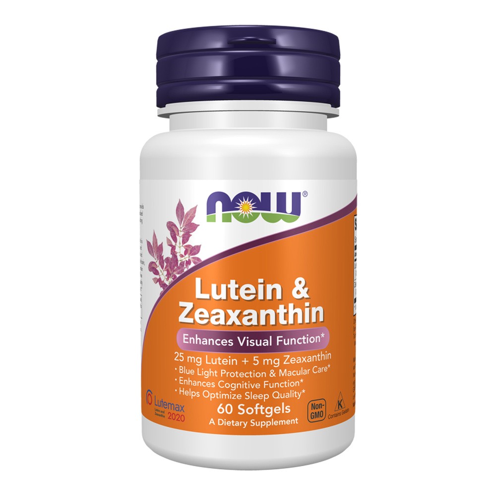 Now Foods Lutein & Zeaxanthin Luteina i zeaksantyna (60 kap) 023E-883E9