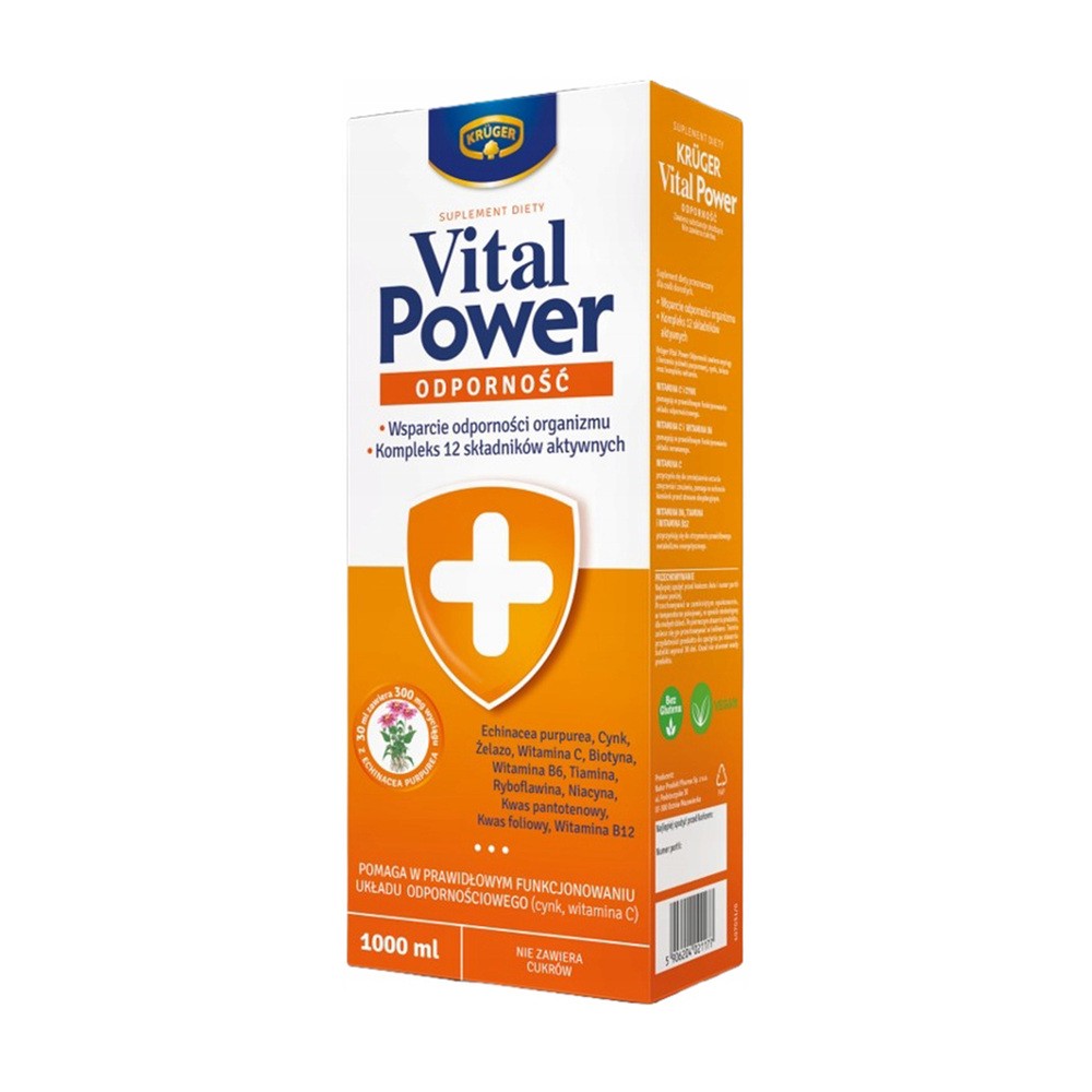 Krüger Vital Power Suplement diety odporność 1000 ml
