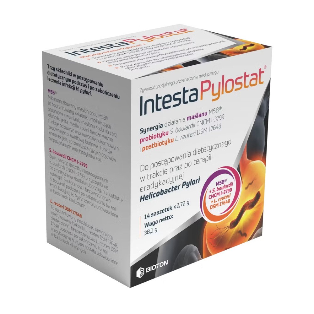 Intesta Pylostat, 2,72 g x 14 saszetek