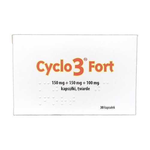 Cyclo 3 Fort, kapsułki twarde, (import równoległy, InPharm), 30 szt.