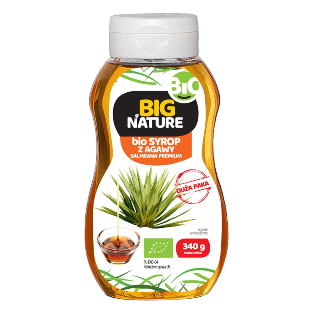 Big Nature Syrop z agawy Salmeana Premium 340 g Bio