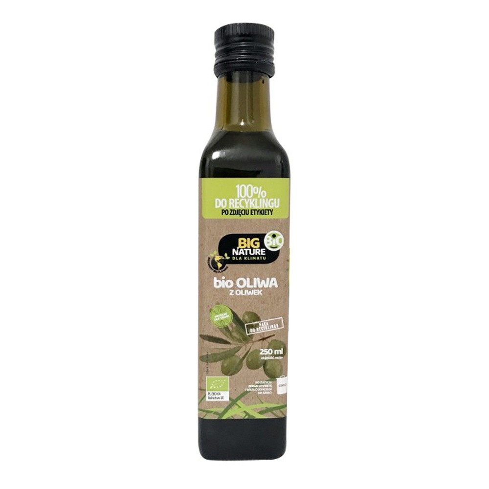 Big Nature Oliwa z oliwek tłoczona na zimno 250 ml Bio