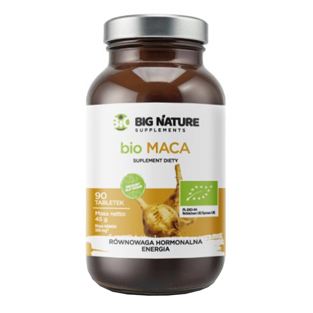 Big Nature Maca - suplement diety 150 tab. Bio - suplement