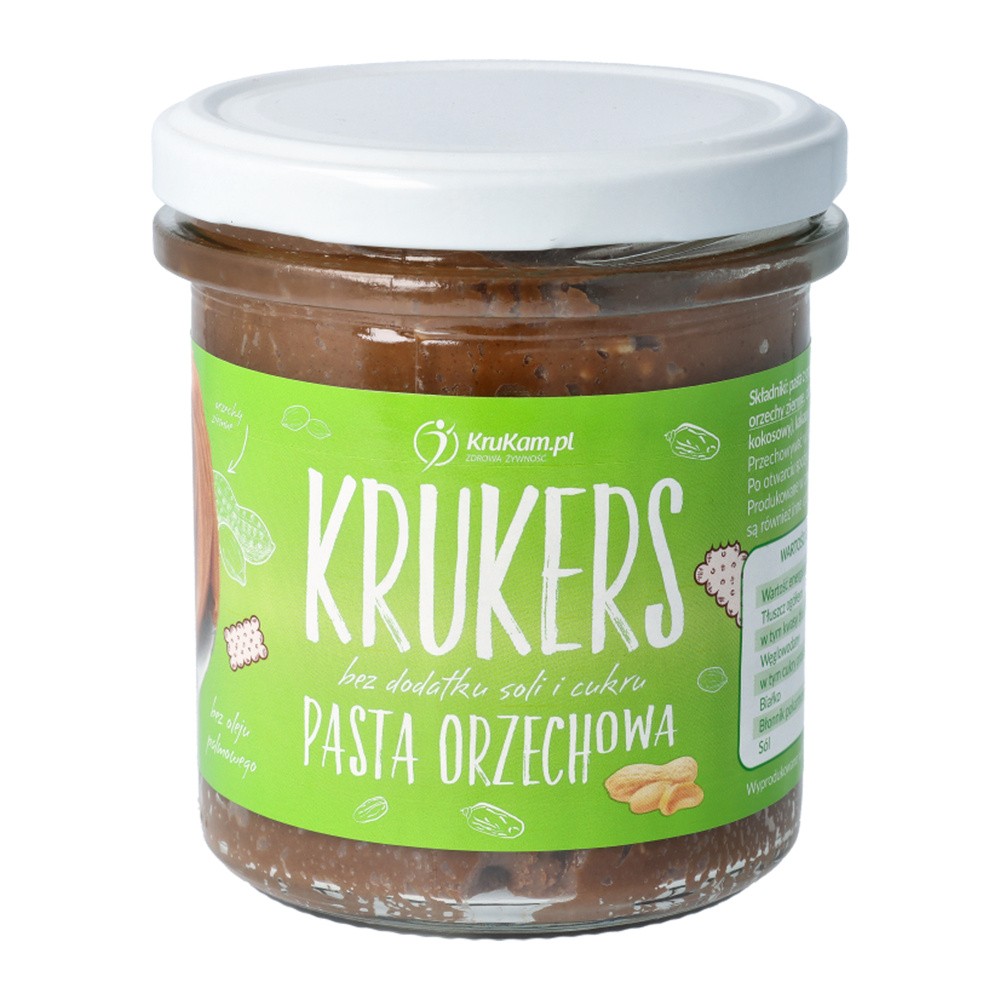 KruKam Krukers chrupiąca pasta orzechowa 300g