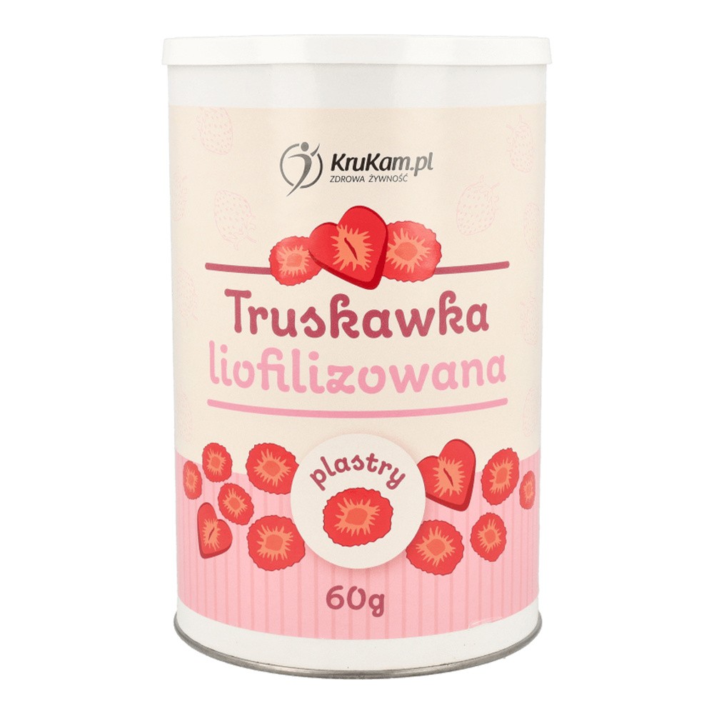Truskawka liofilizowana plastry 60g