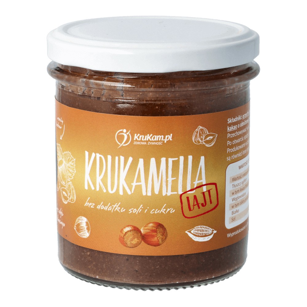 KruKam Krukamella Lajt Pasta orzechowa 300g