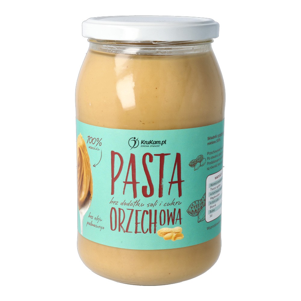 KruKam Pasta Orzechowa 100% 900g
