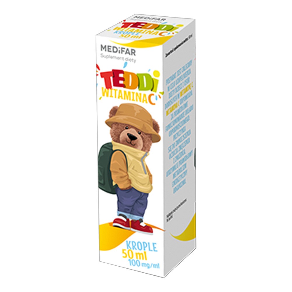 MEDiFAR Teddi Witamina C, krople, 50 ml