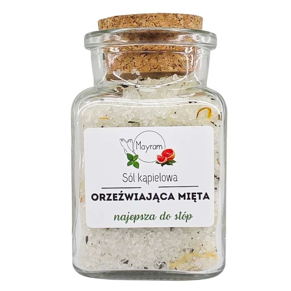 Mayram, sól do kąpieli, Orzeźwiająca Mięta, 170 g