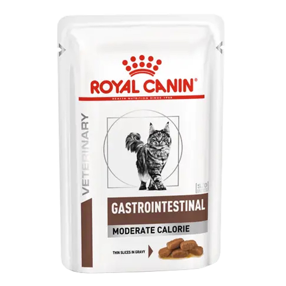 Royal Canin weterynaria Gastro Intestinal Moderate Calorie GIM 35 12x85g saszetka sos) 281840