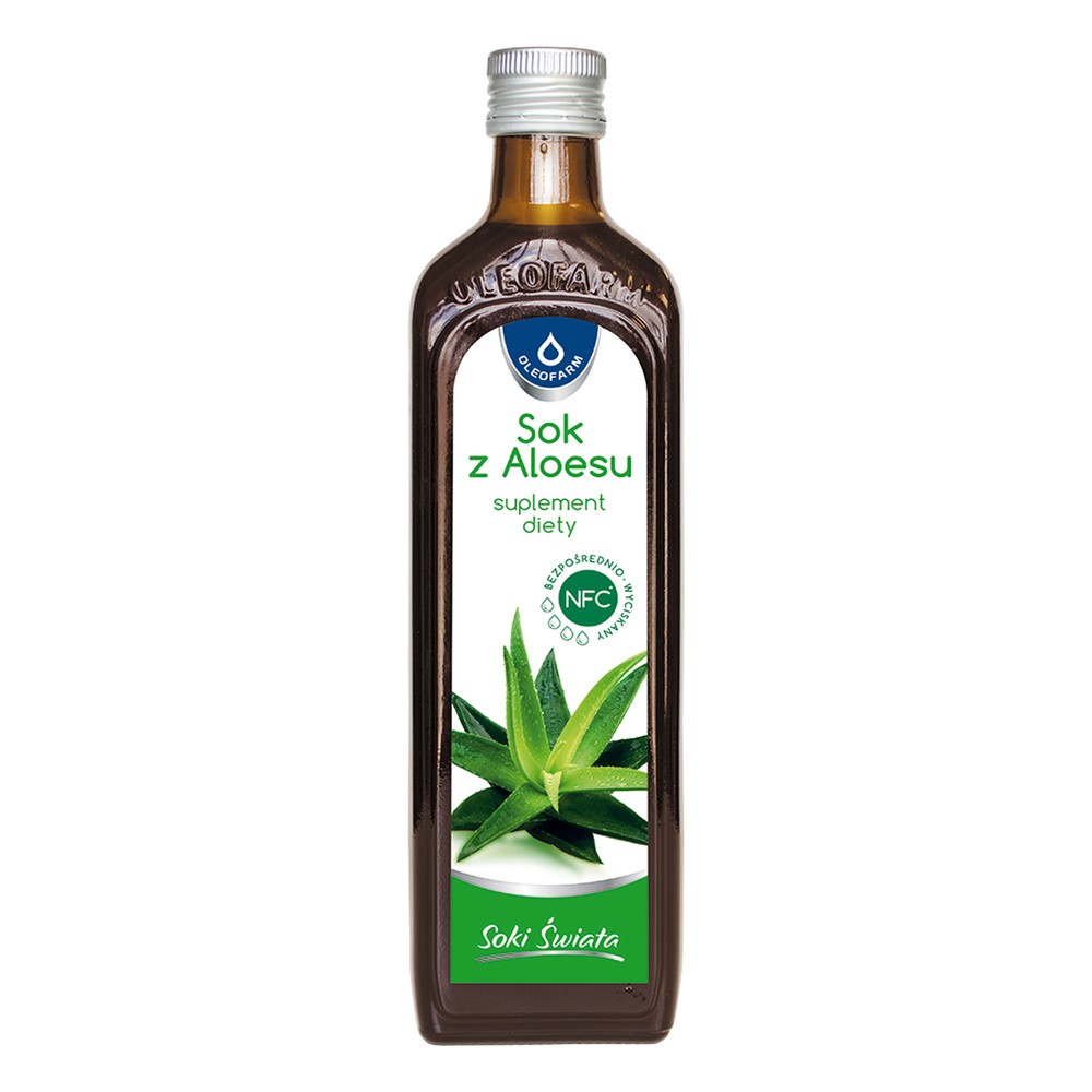 Oleofarm Aloes, sok z aloesu, 1000 ml