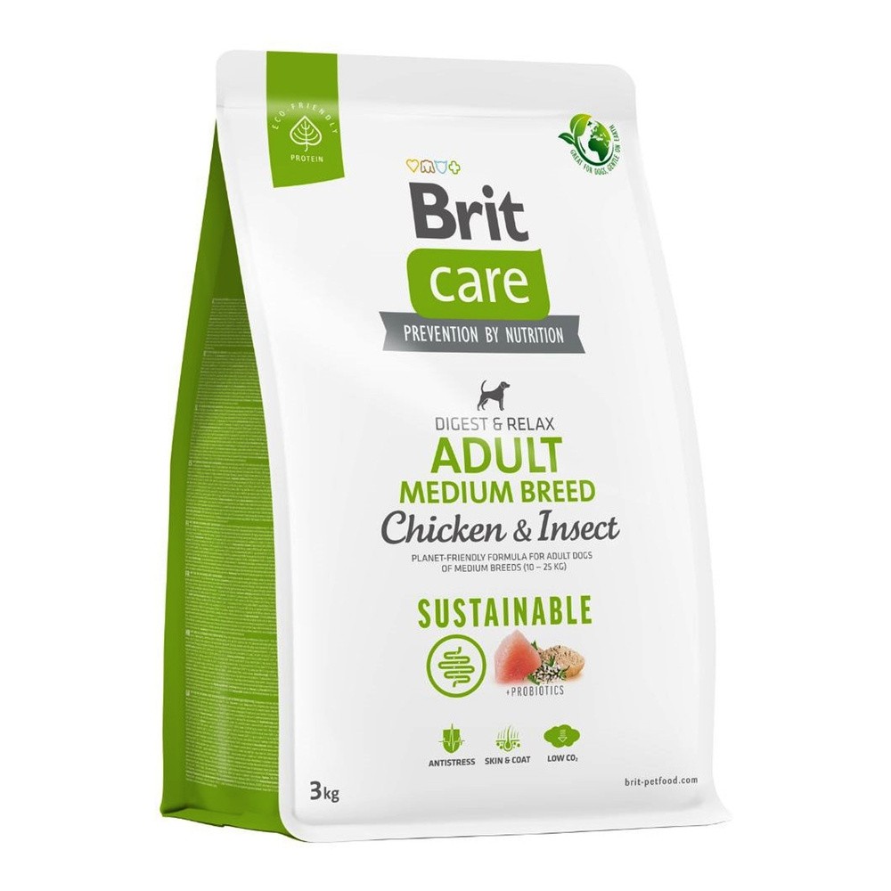 Brit Care Sustainable Adult Med Chicken Insect 3kg
