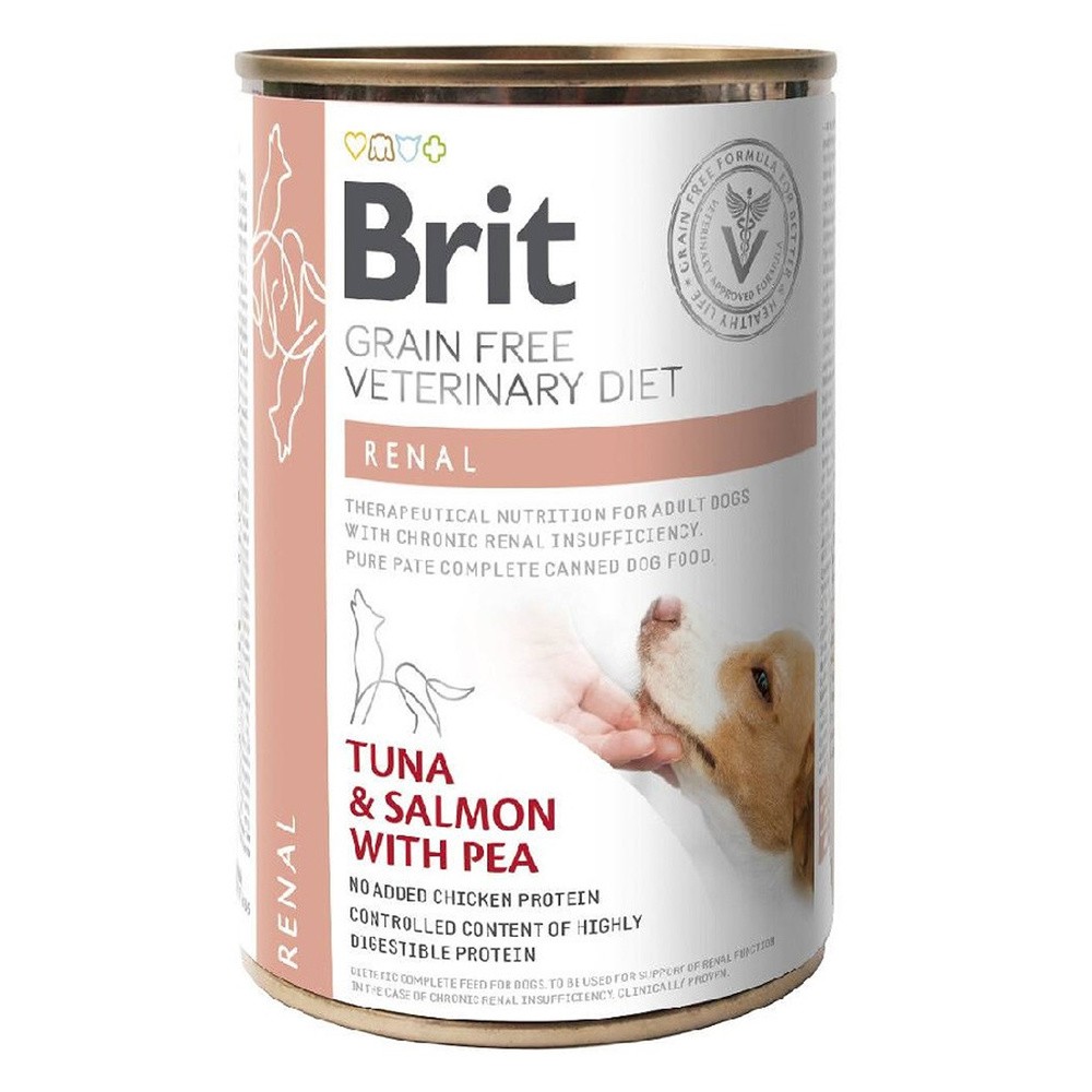 Brit GF veterinary diets dog Renal 400g-karma mokra dla psa 43734-uniw