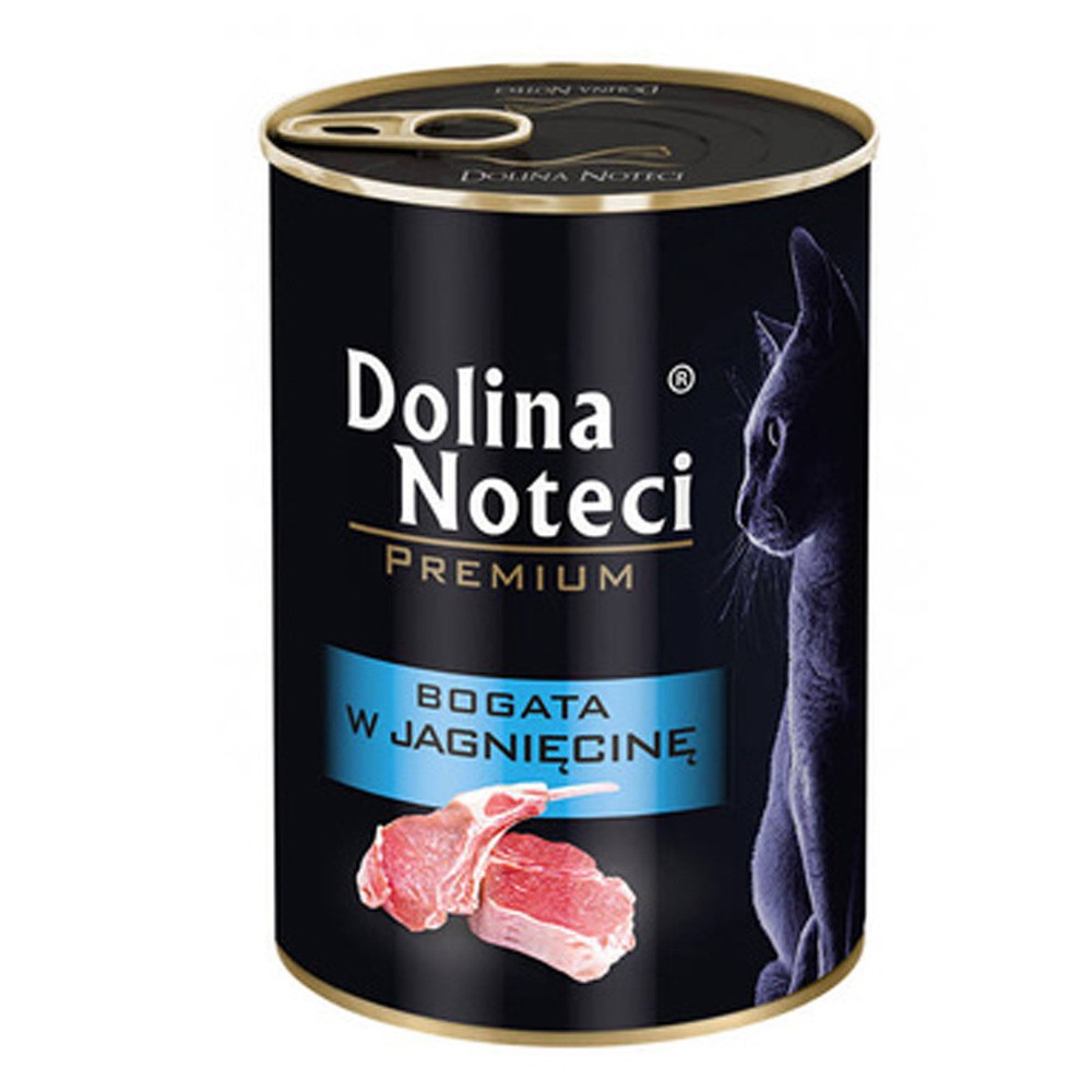 Dolina Noteci Premium Kot Bogata w jagnięcinę puszka 400g
