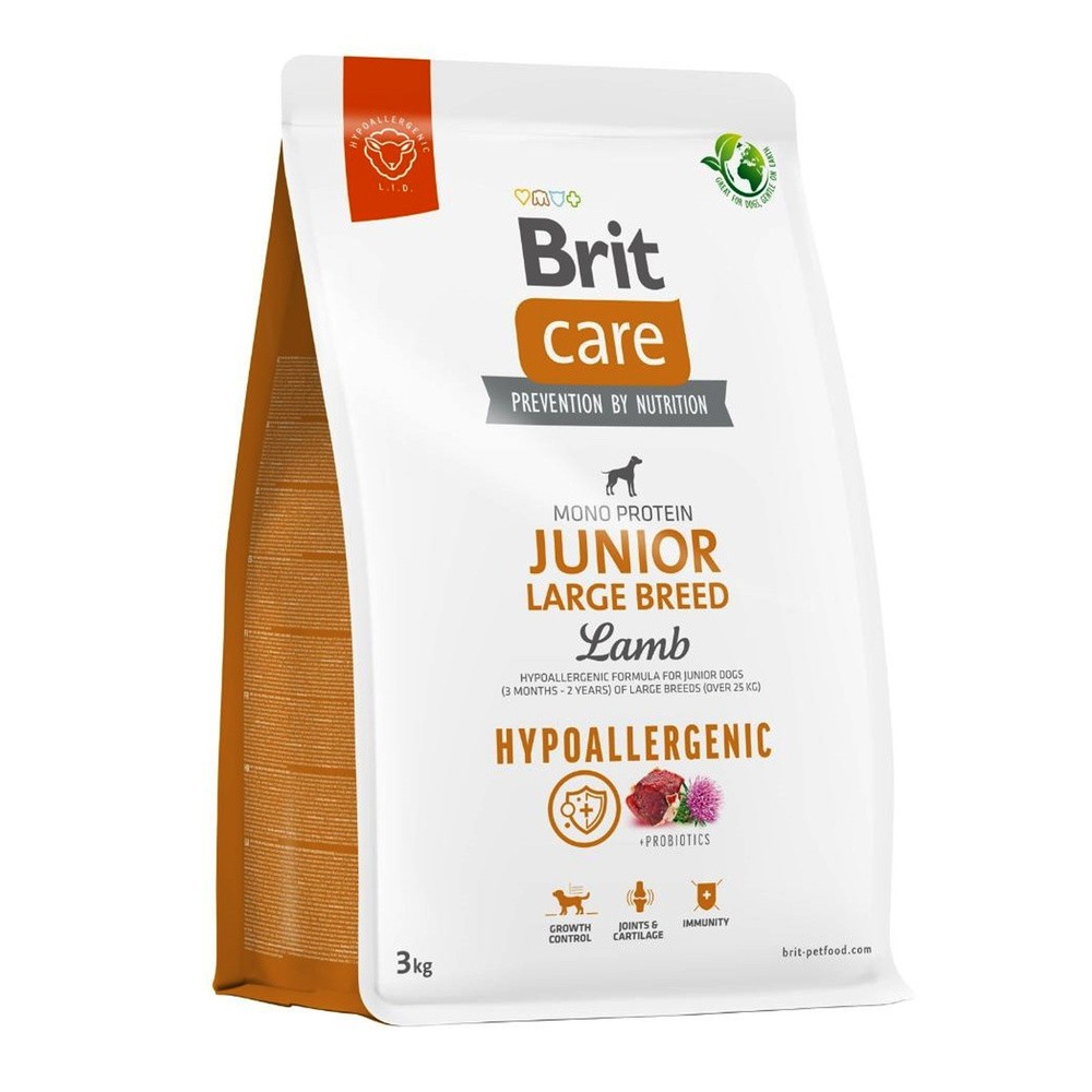 Brit Care Dog Hypoallergenic Junior Large Lamb 3 kg