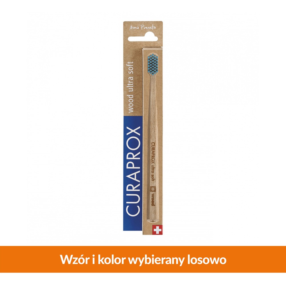 Curaprox szczoteczka Compact ultra miękka CS WOOD (4440) - drewniana