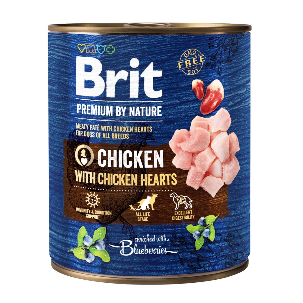 Premium By Nature Chicken&Hearts 800g