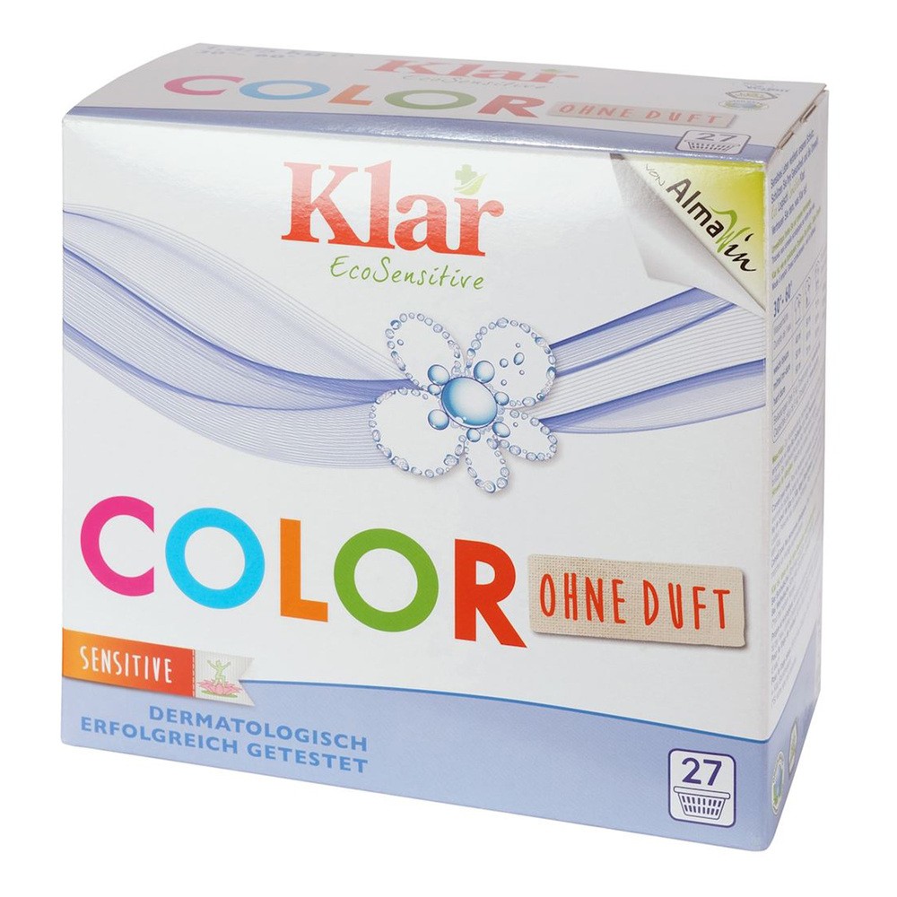 KLAR (środki czystości) Proszek do prania kolor eco 1,375 kg - klar BP-4019555100154