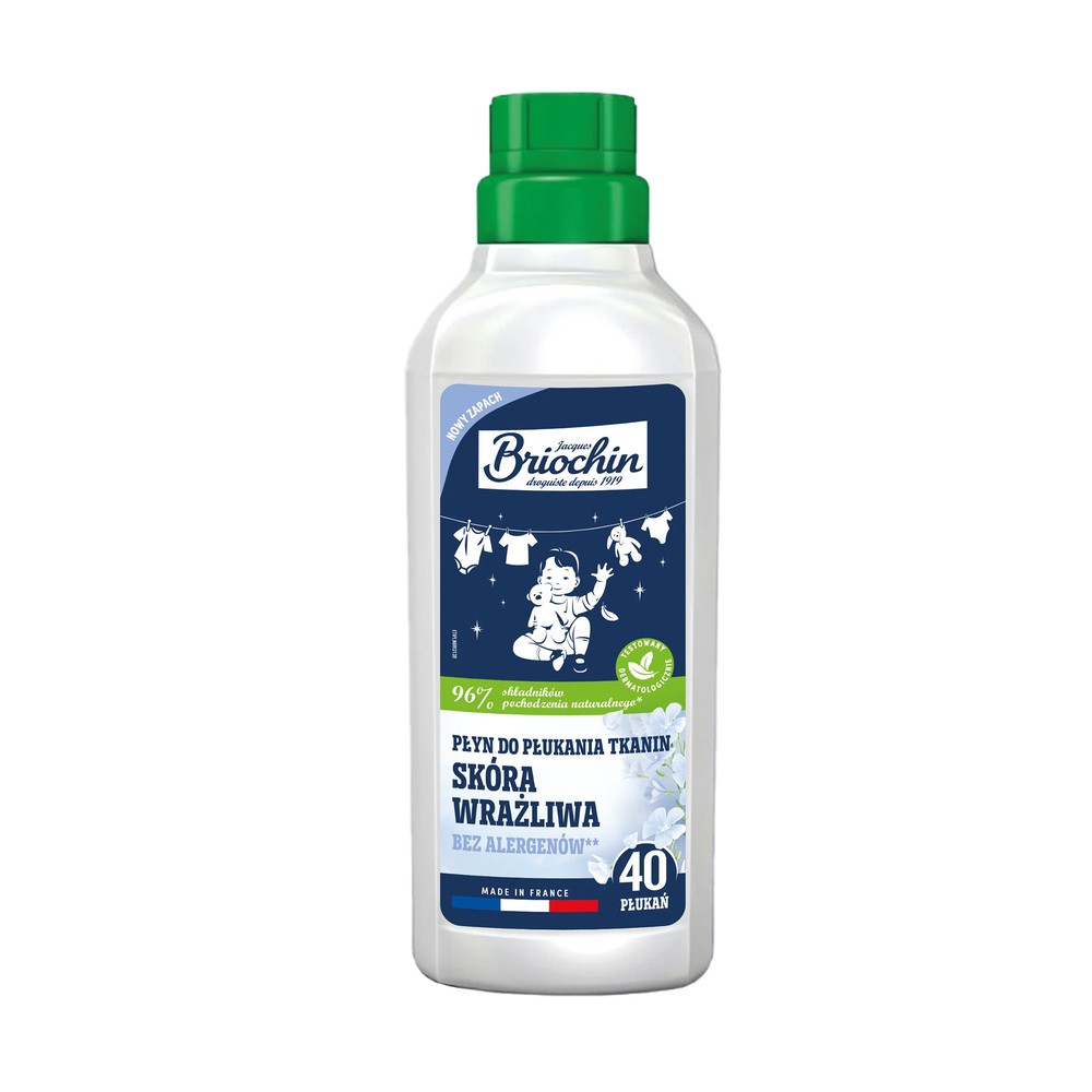Płyn do płukania tkanin skóra wrażliwa bez alergenów 750 ml Briochin