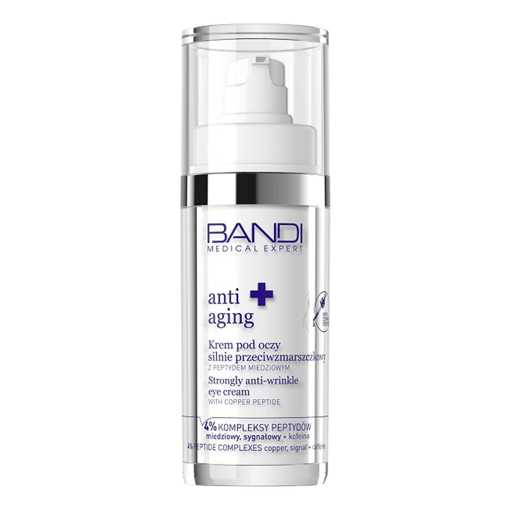 Bandi Anti-Aging Krem pod Oczy Silnie Przeciwzmarszczkowy z Peptydem Miedziowym 30ml