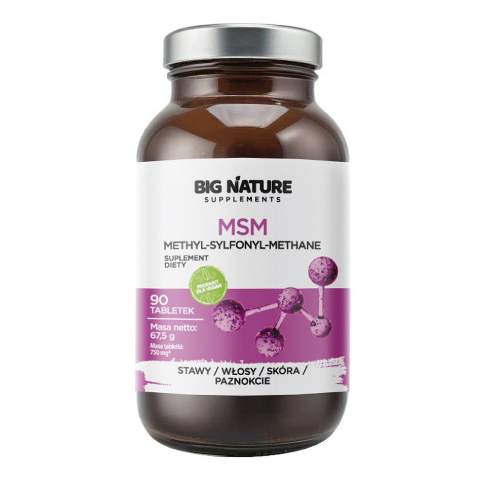 Big Nature Msm - suplement diety 90 tab. - suplement