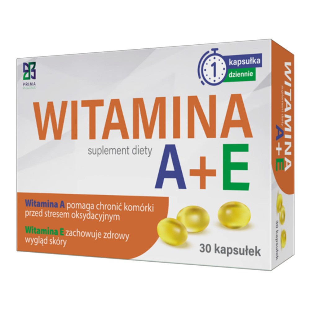 Witamina A + E, 30 kapsułek