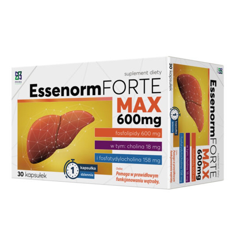 Essenorm Fortemax 600 mg, 30 kapsułek