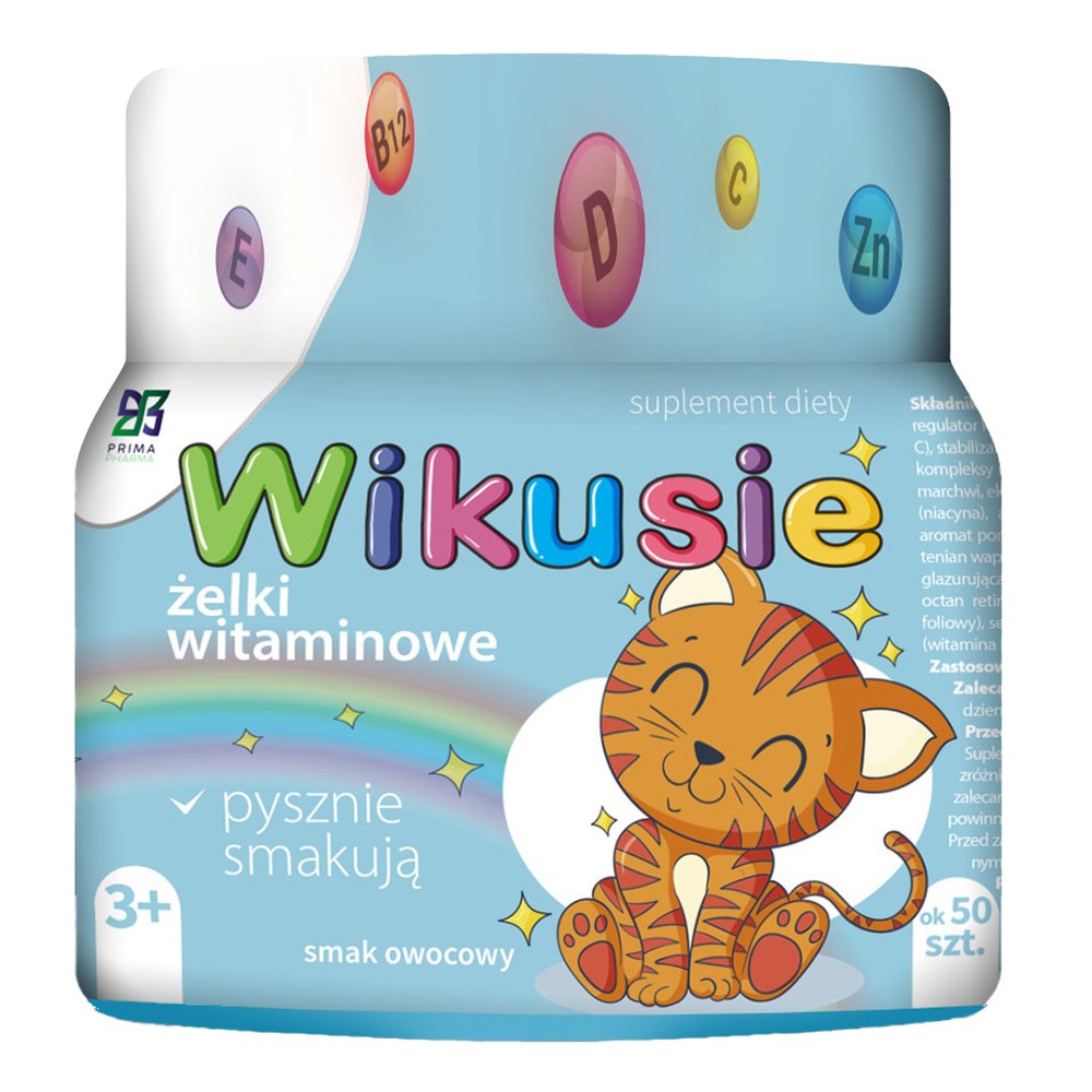 Prima Pharma Wikusie żelki witaminowe, smak owocowy, 150 g
