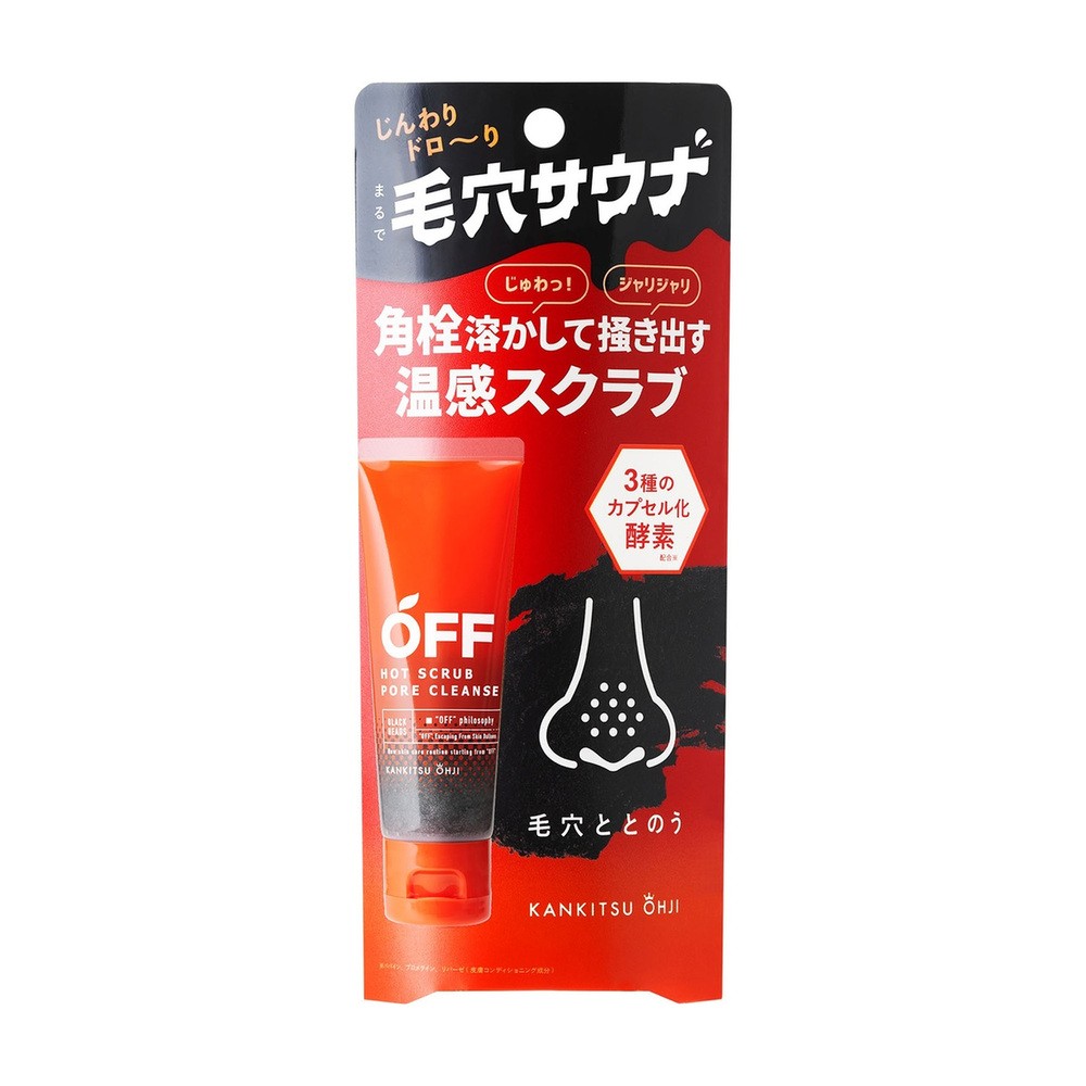 Kankitsu Ohji, Hot Pore Scrub, rozgrzewający peeling do twarzy, 60 g
