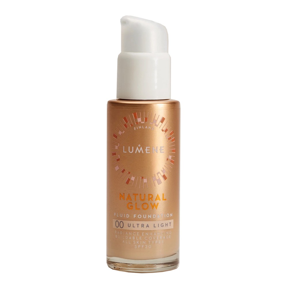 Lumene _Natural Glow Fluid Foundation podkład do twarzy 00 Ultra Light 30 ml - Podkład lub puder