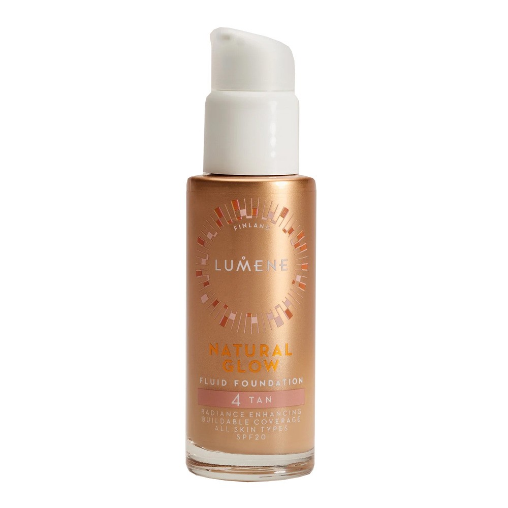 Natural Glow Fluid Foundation SPF20 4 Tan 30ml