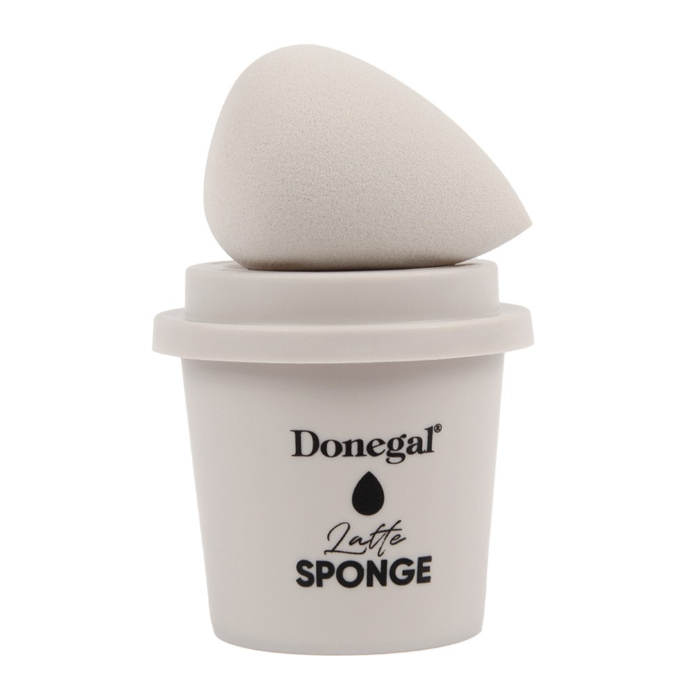 Donegal Morning Coffee gąbka do makijażu z etui Latte Sponge 4350