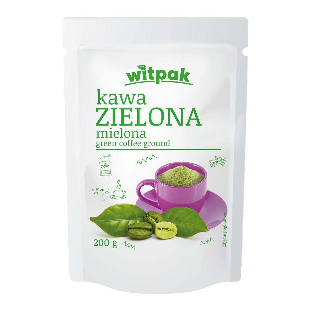 Witpak Kawa zielona mielona, 200 g