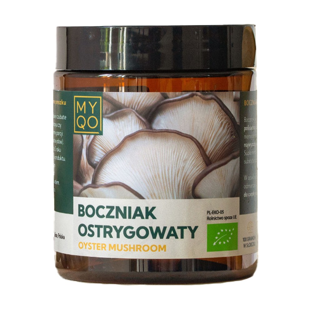 BIO Pleurotus ostreatus Boczniak ostrygowaty, proszek, 100 g