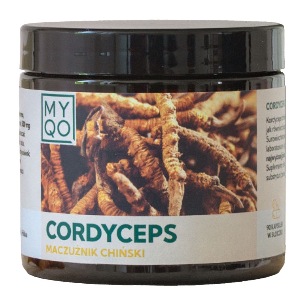 MYQO Cordyceps sinensis Maczużnik chiński, kapsułki, 90 szt.