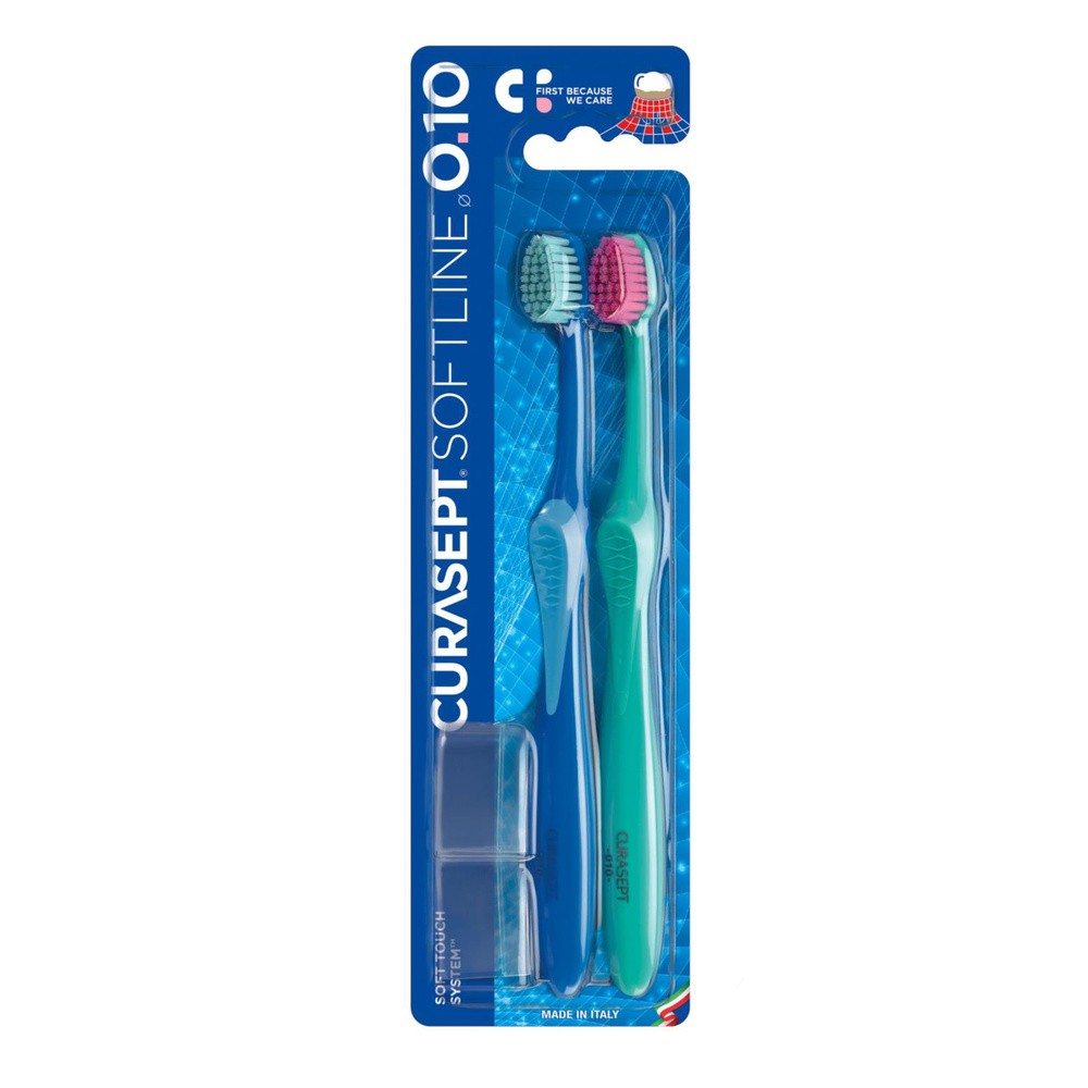 Curasept Maxi Soft 010 Duopack, szczoteczka do zębów, 2 sztuki