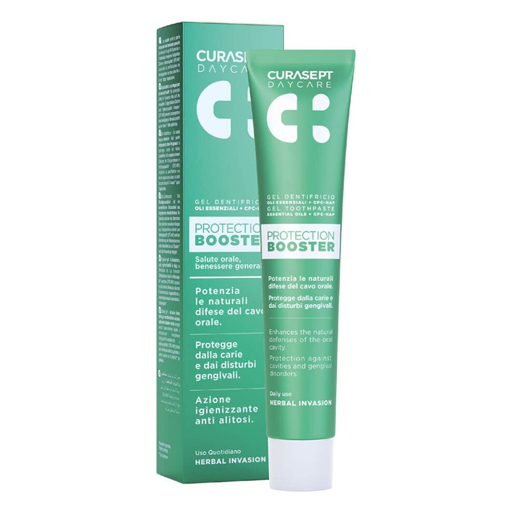 CURASEPT Daycare Protection Booster Herbal Invasion Pasta do zębów o smaku ziołowym 75ml