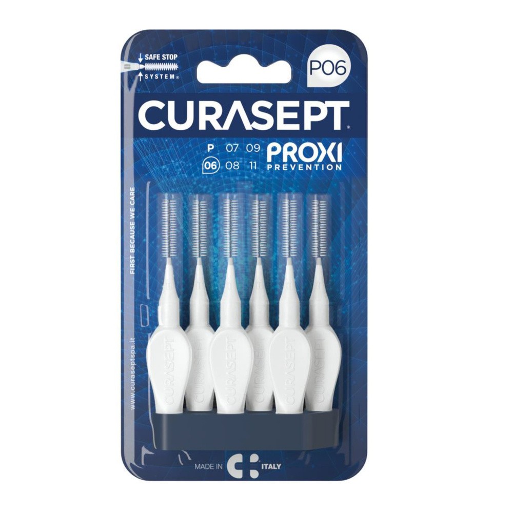 CURAPROX szczoteczki międzyzębowe CURASEPT szczoteczki międzyzębowe PROXI 6szt. - P06