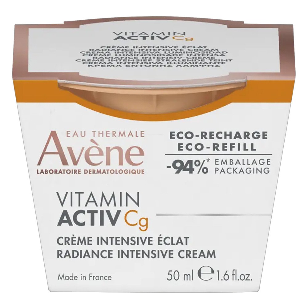 Avene Eau Thermale - Vitamin Activ CG, krem intensywnie rozświetlający Eco-Refill, 50 ml