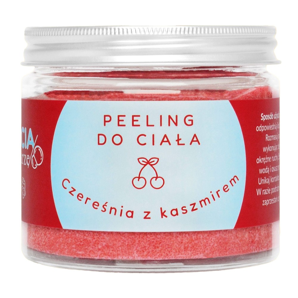 Bracia Mydlarze, peeling cukrowy do ciała, czereśnia z kaszmirem, 250 g
