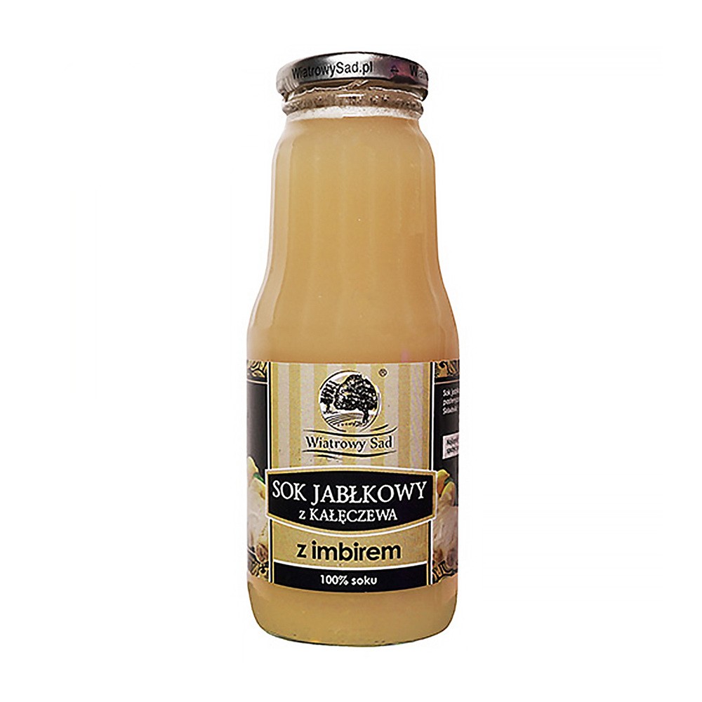 Wiatrowy Sad, Sok jabłkowy z imbirem, 300 ml