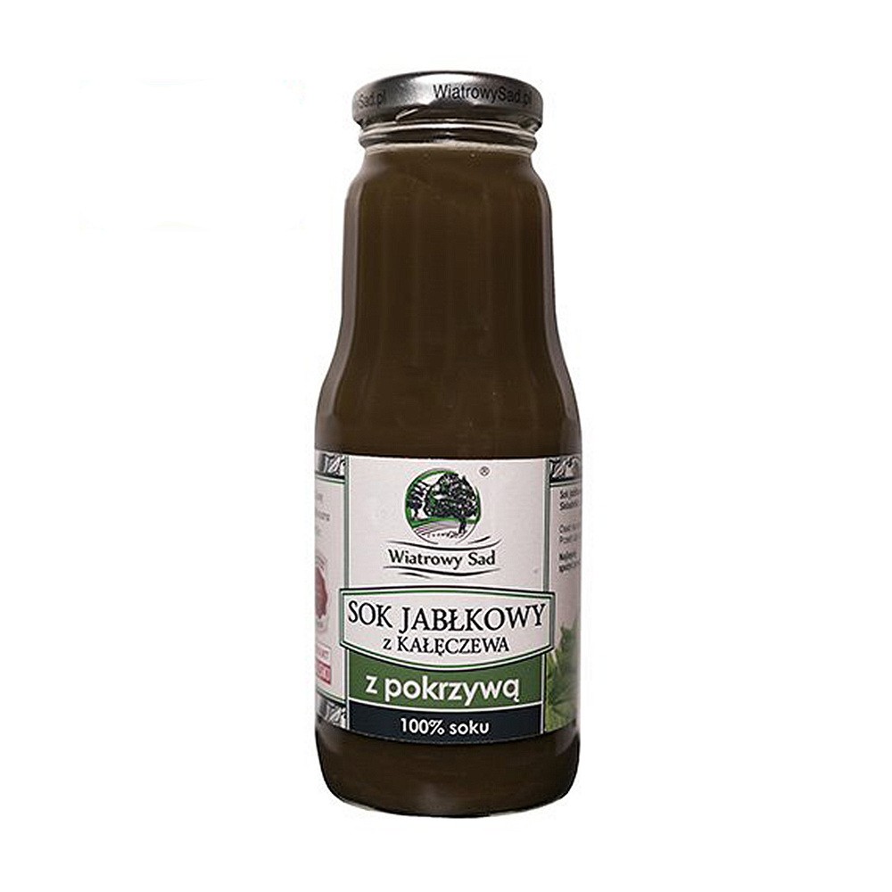 Wiatrowy Sad, Sok jabłkowy z pokrzywą, 300 ml