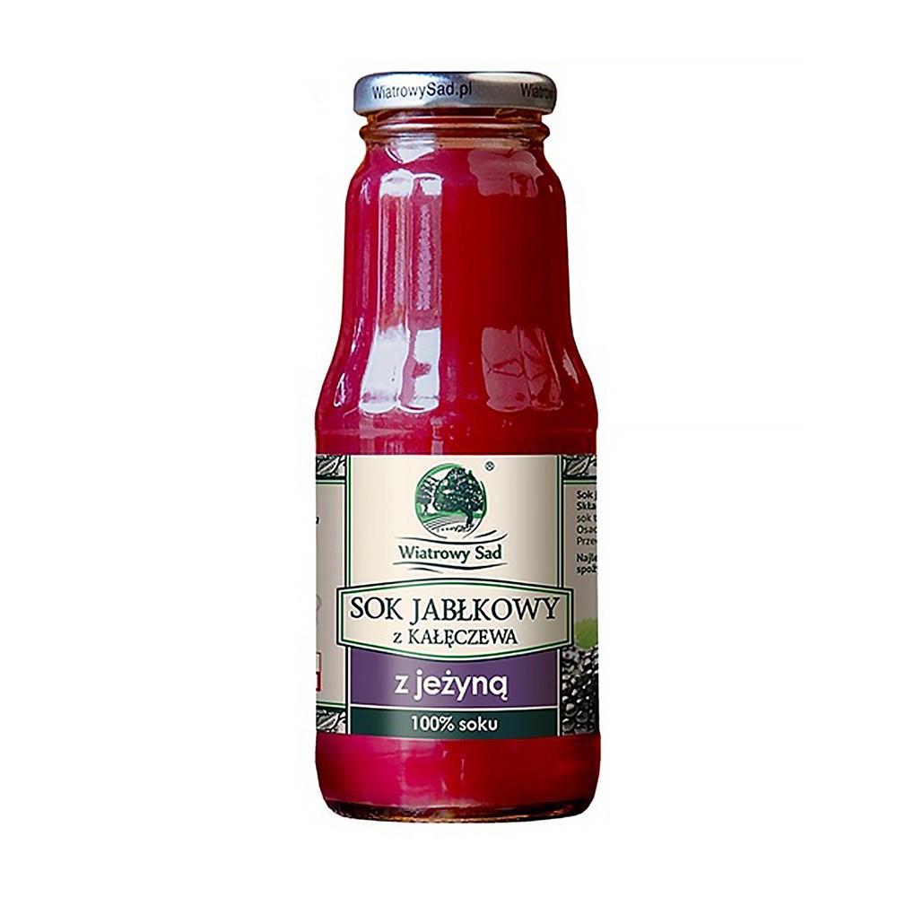 Wiatrowy Sad, Sok jabłkowy z jeżyną, 300 ml