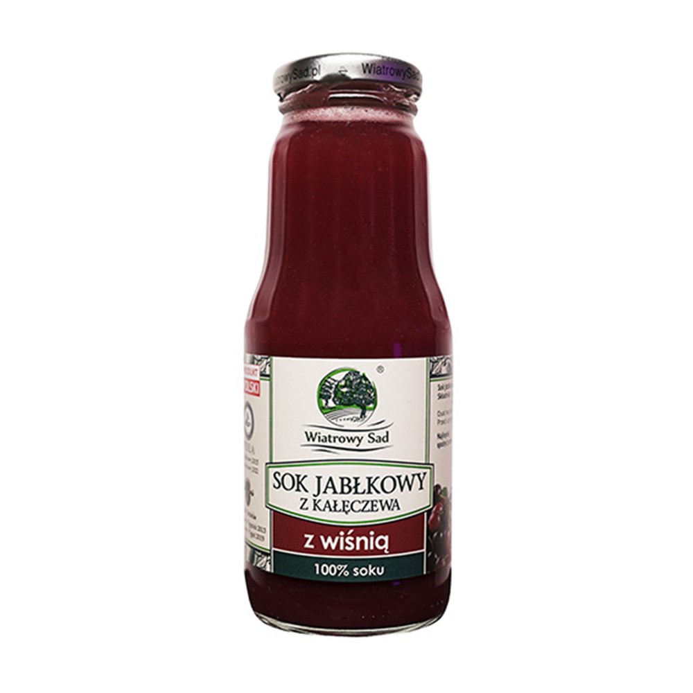 Wiatrowy Sad, Sok jabłkowy z wiśnią, 300 ml