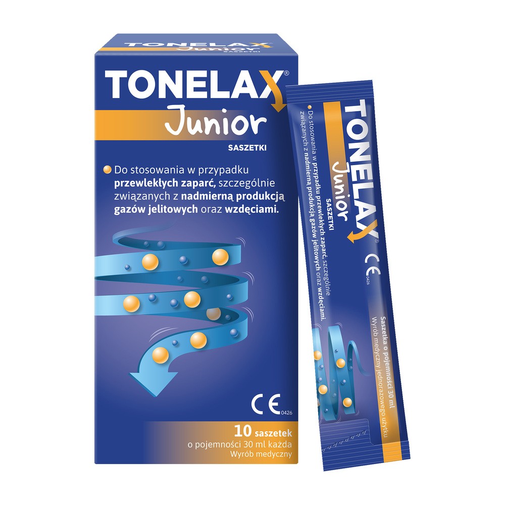 Tonelax Junior, saszetki, 10 sztuk