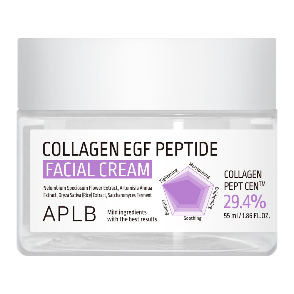 APLB Collagen EGF Krem Nawilżający Przeciwstarzeniowy Jędrna Skóra 55 ml