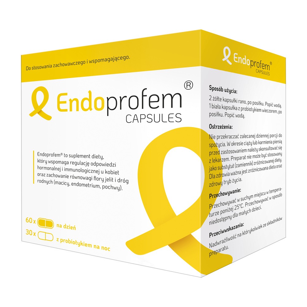 Endoprofem Capsules, kapsułki, 60 szt. + 30 szt.
