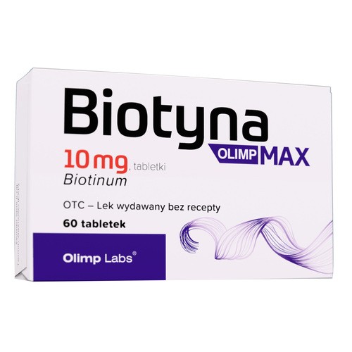 Biotyna Olimp Max 10 mg, 60 tabletek